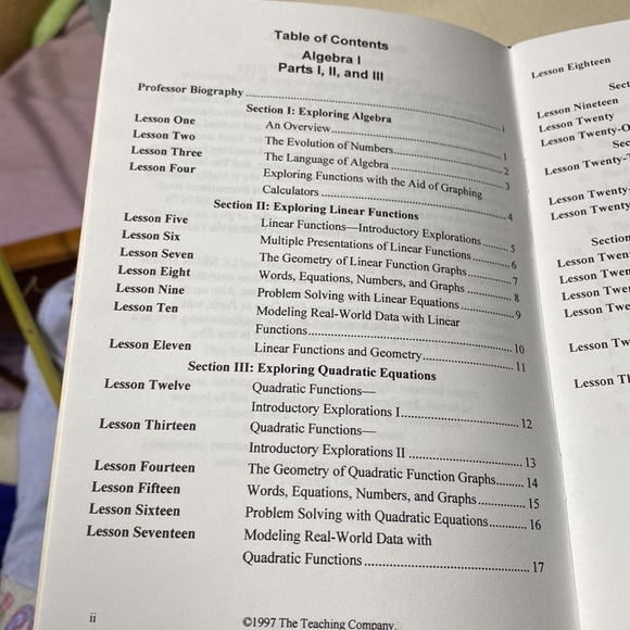 Algebra 1 Video course - Picture 8 of 9